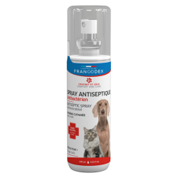 Francodex Spray Antiseptique Antibactérien chien chat 100ml