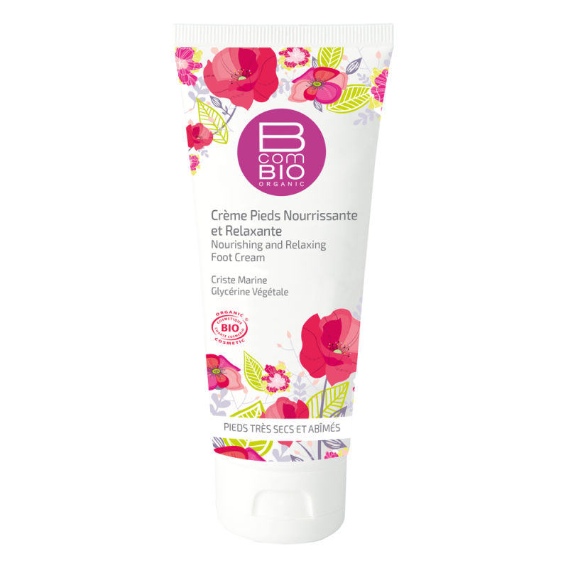 BcomBio Crème pieds nourrissante et relaxante 100ml