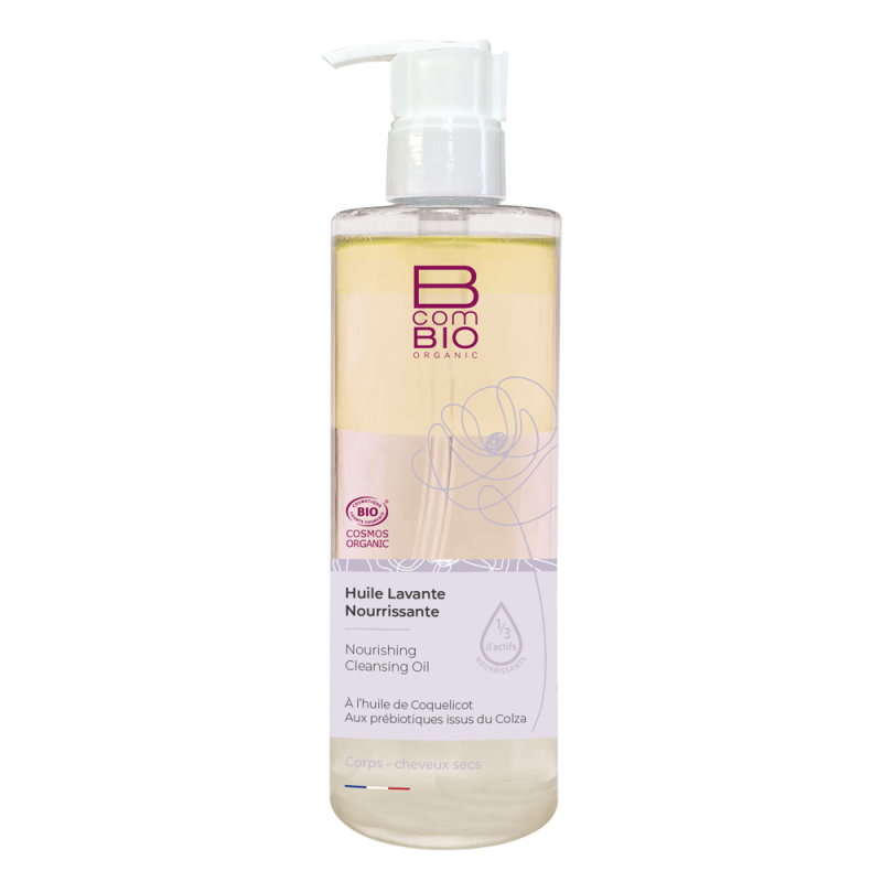 BcomBio Huile lavante nourrissante bio 400ml
