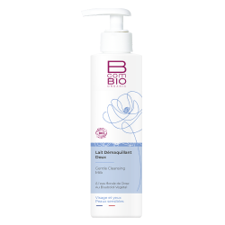 BcomBio Lait démaquillant doux visage et yeux bio 200ml