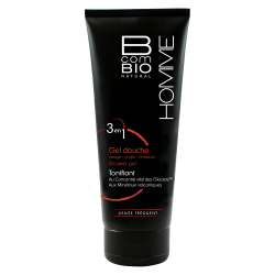 BcomBio Homme Gel douche 3 en 1 Tonifiant 200ml