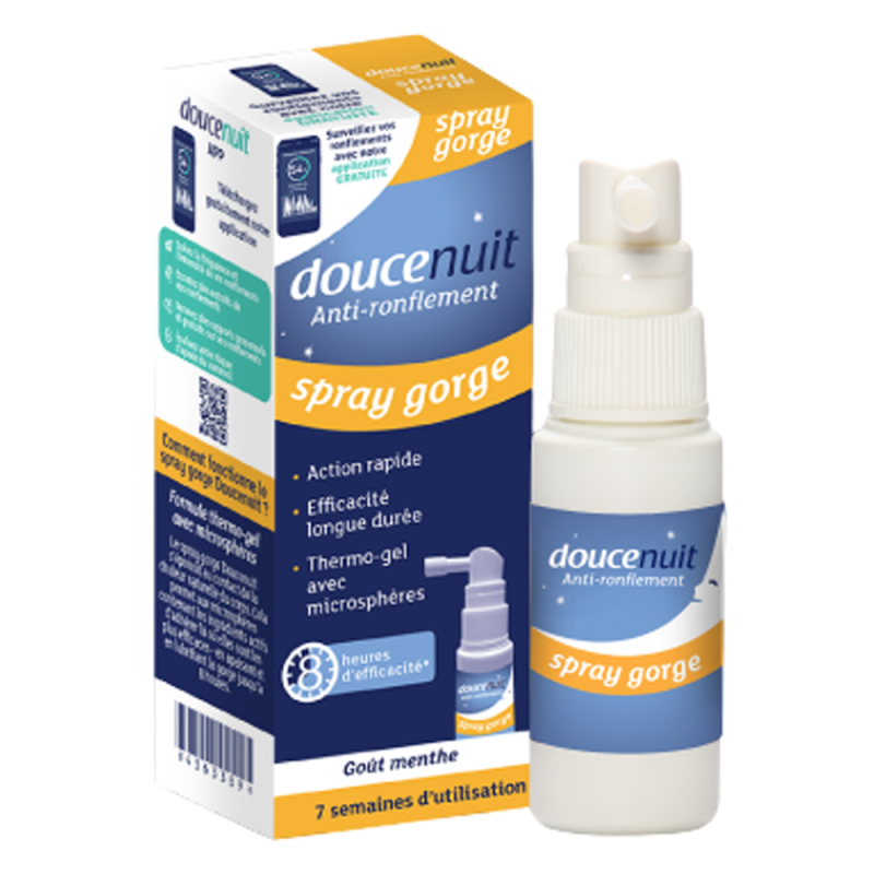 Doucenuit Anti-Ronflement Spray gorge 23.5ml