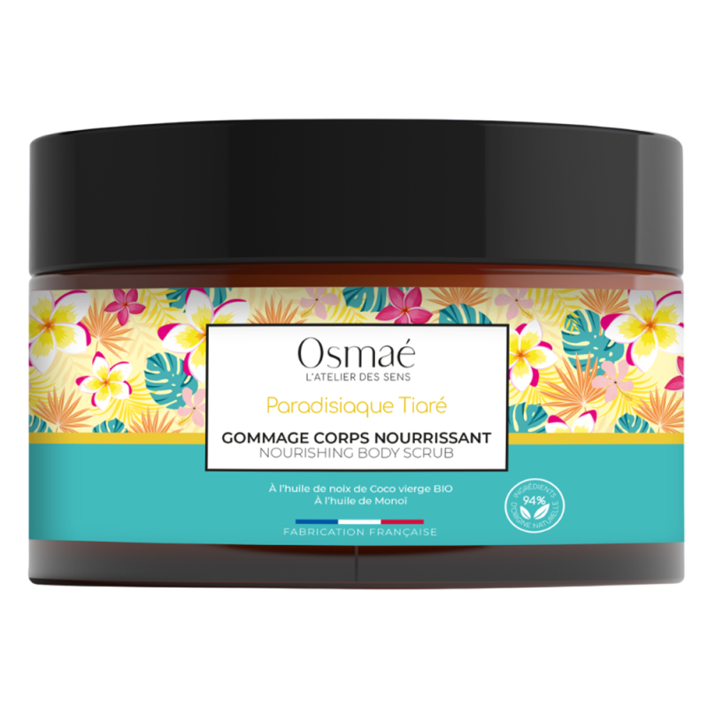 Osmaé Gommage corps nourrissant Paradisiaque Tiaré 200gr