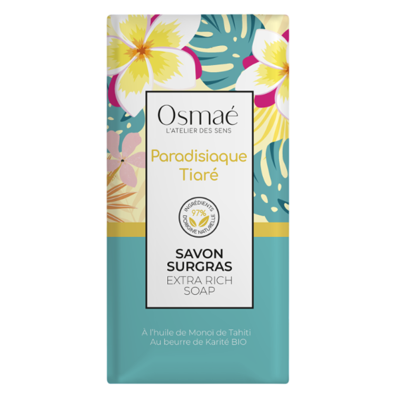 Osmaé Paradisiaque Tiaré Savon surgras 100gr