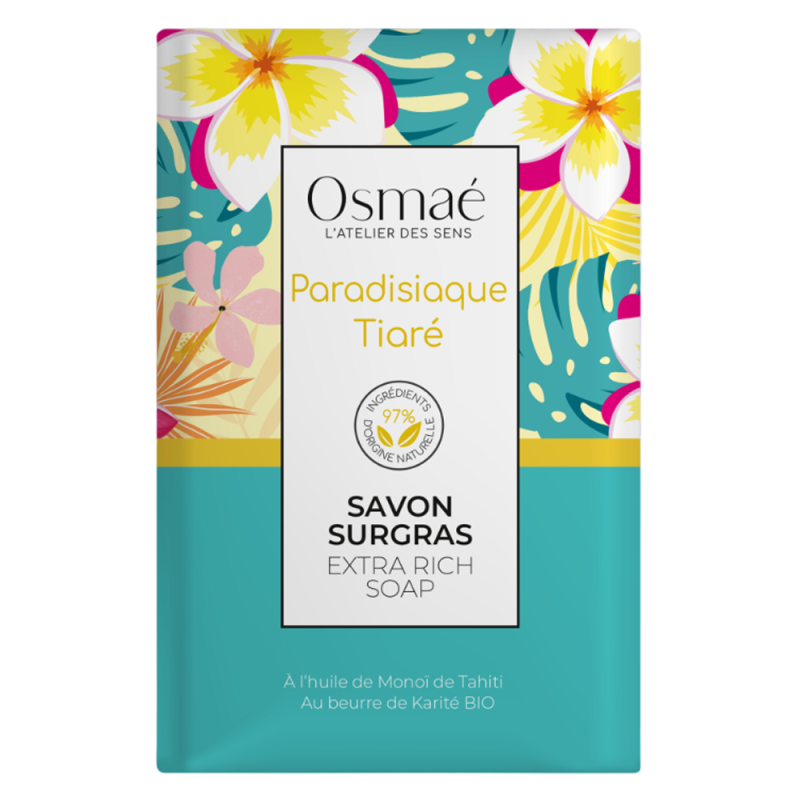 Osmaé Paradisiaque Tiaré Savon surgras 200gr