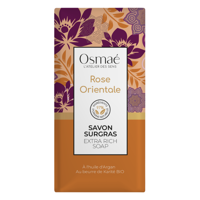 Osmaé Rose orientale Savon surgras 100gr