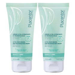 Placentor Végétal Crème ultra-hydratante et régénératrice lot de 2x200ml