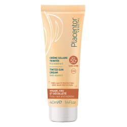 Placentor Végétal Crème Solaire teintée visage cou décolleté SPF50+ 40ml