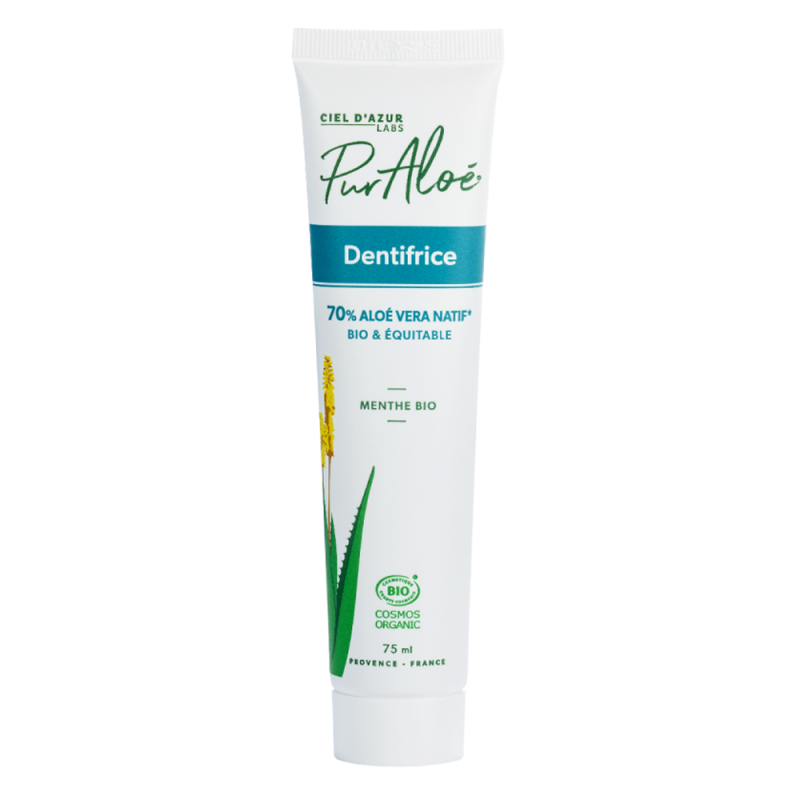 Pur Aloé Dentifrice 70% Aloé Vera bio 75ml