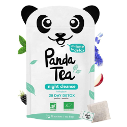 Panda Tea Night Cleanse Détox parfum menthe 28 sachets