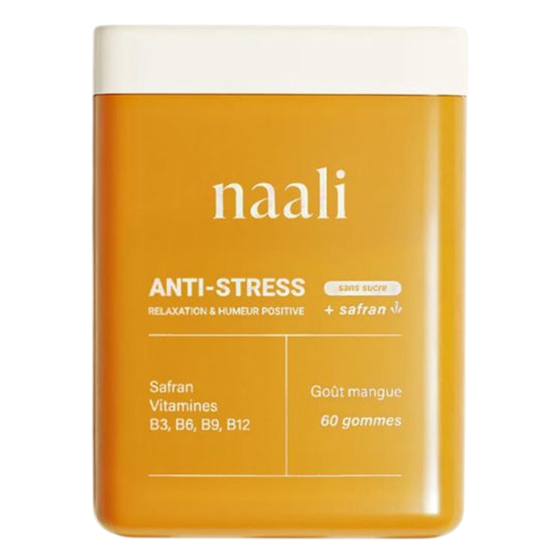 Naali Anti-stress au Safran goût mangue 60 gommes