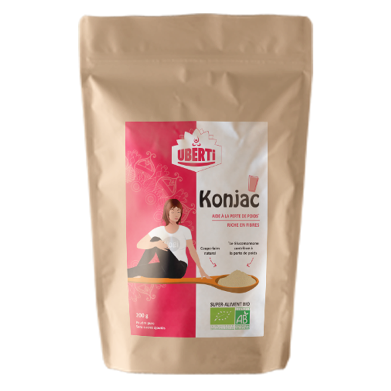 Uberti Poudre de Konjac cru bio 200gr