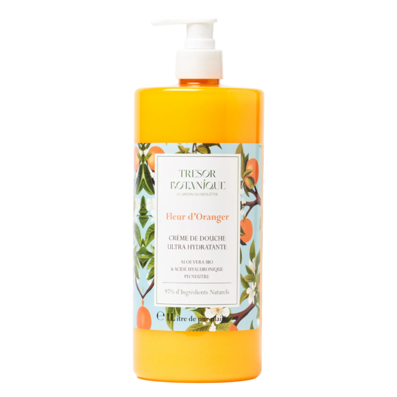 Tresor Botanique Fleur d'oranger Crème de douche 1L
