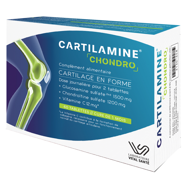 Vital Santé Cartilamine Chondro 60 tablettes