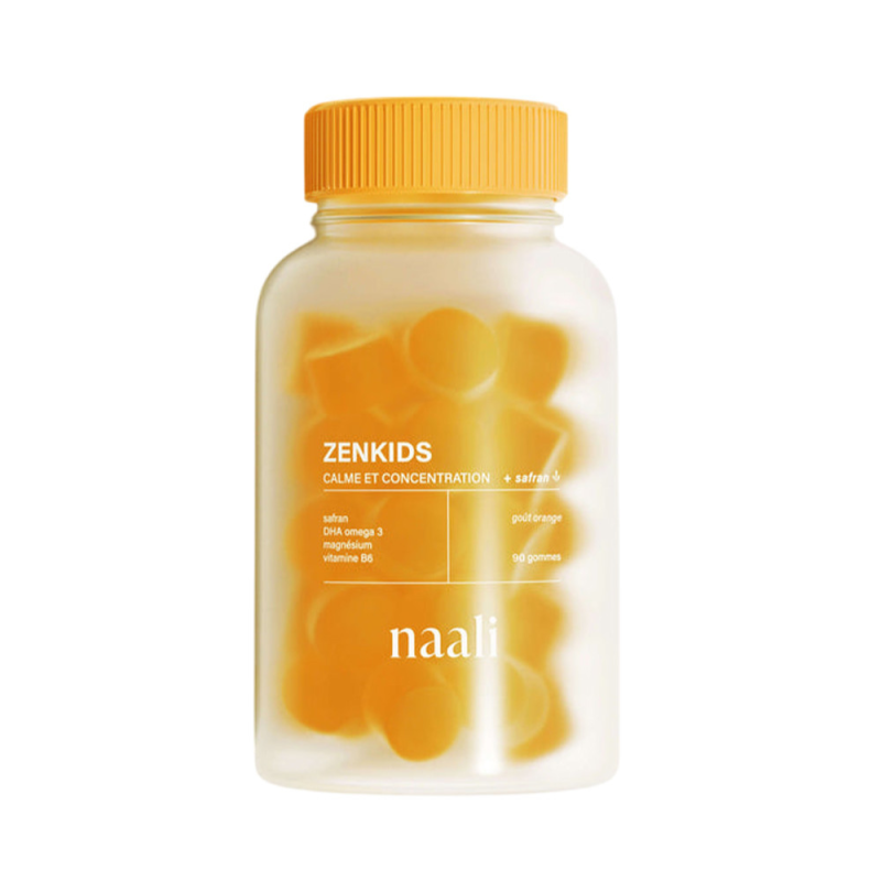 Naali Zenkids Calme et concentration Orange 90 gommes