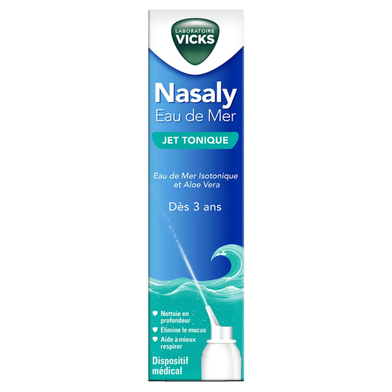 Vicks Nasaly Eau de Mer Jet Tonique 120ml