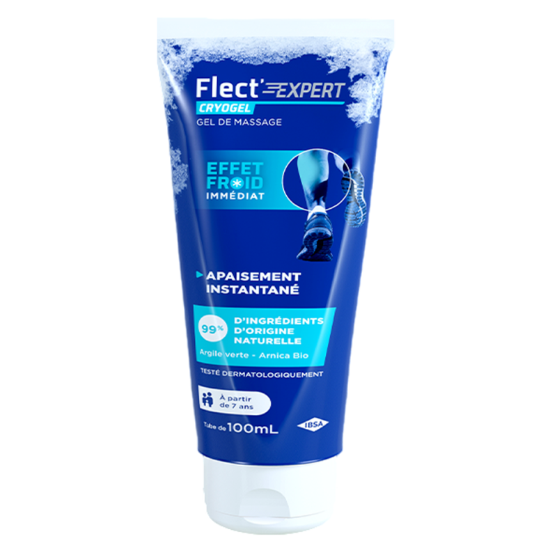 IBSA Flect'Expert Cryogel Gel de Massage Effet Froid 100ml