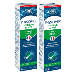 Physiomer Hygiène du Nez Spray Doux lot de 2x125ml