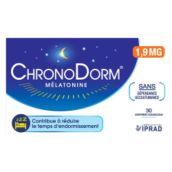 Laboratoires Iprad ChronoDorm Mélatonine 1,9 mg 30 comprimés