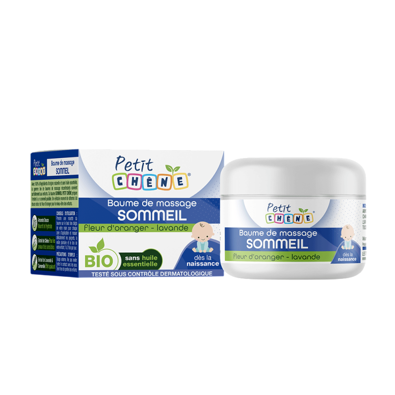 Les 3 Chênes Petit Chêne Baume de massage Sommeil bio 40ml
