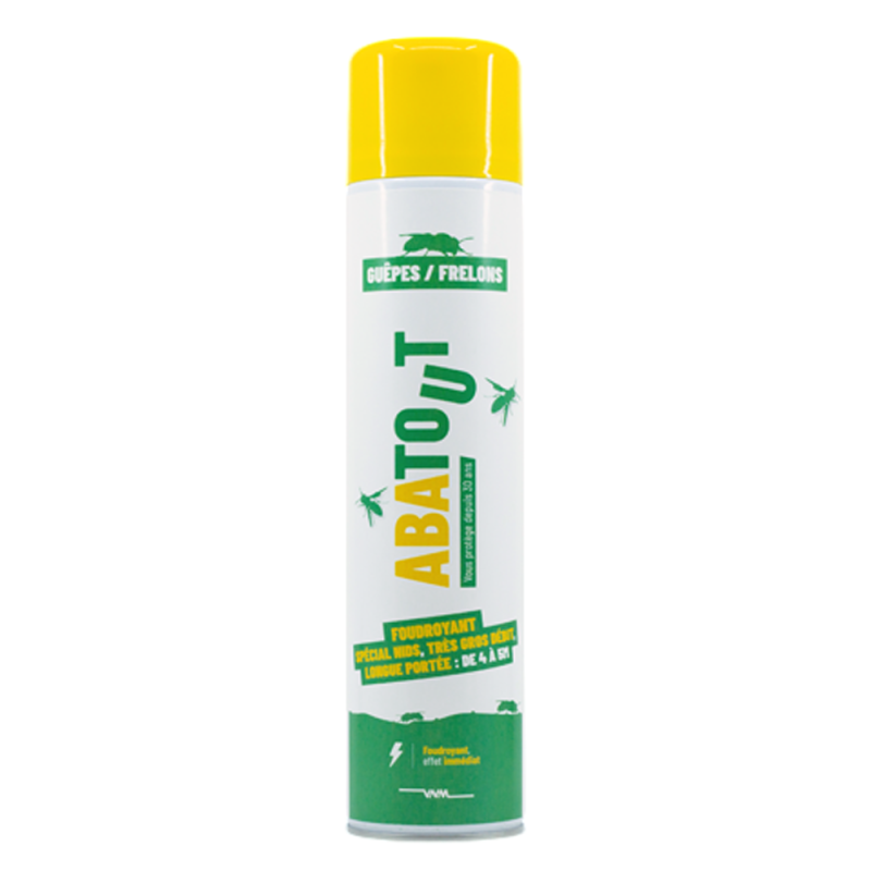 Abatout Guêpes Frelons Foudroyant 800ml