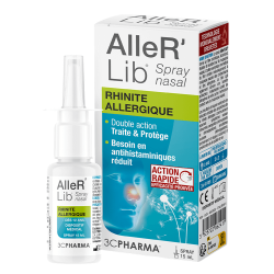 3C Pharma AlleR'Lib Rhinite Allergique Spray nasal 15ml