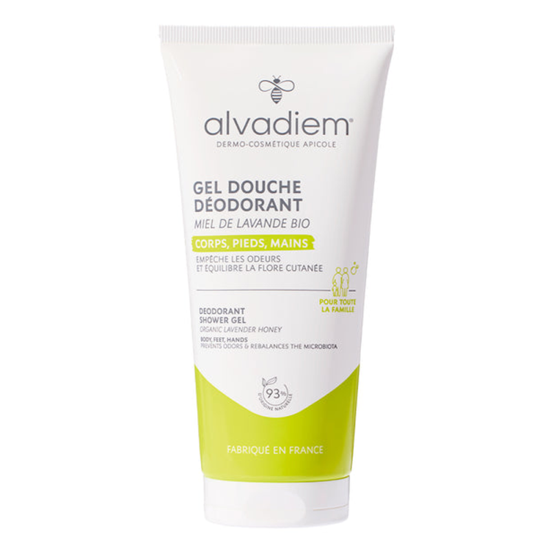 Alvadiem Gel douche déodorant au miel de lavande bio 200ml