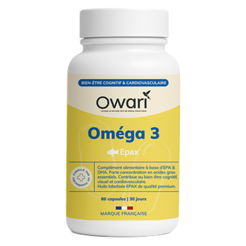 Owari Oméga 3 Epax 60 capsules
