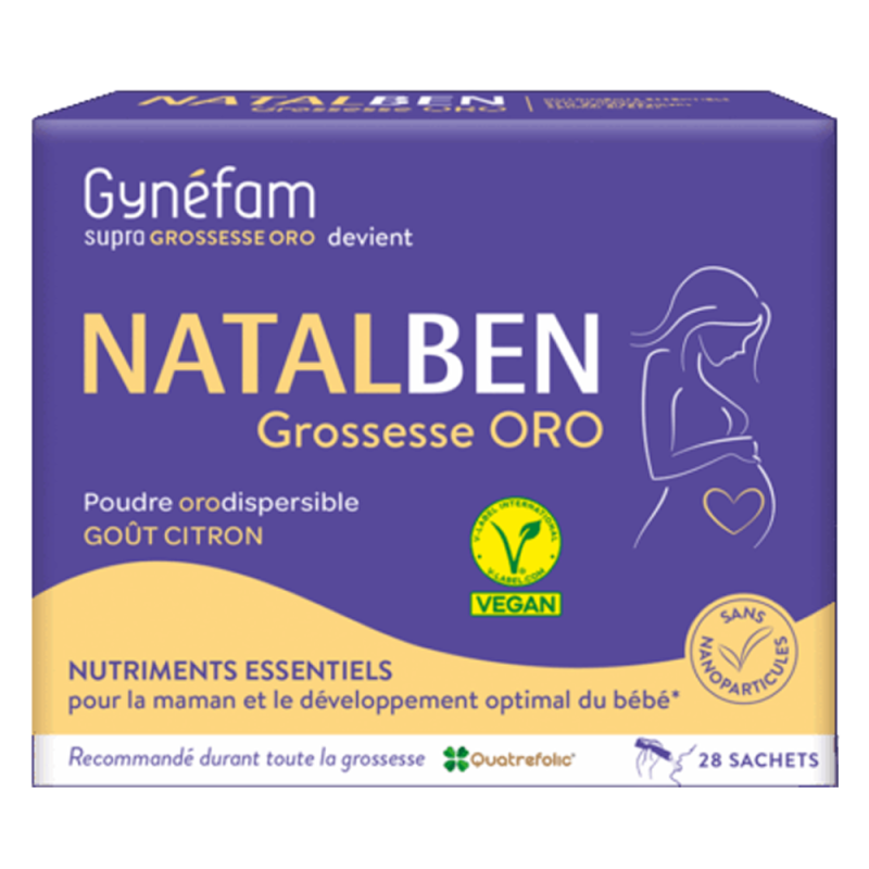 Effik Gynéfam Natalben Grossesse Oro 28 sachets