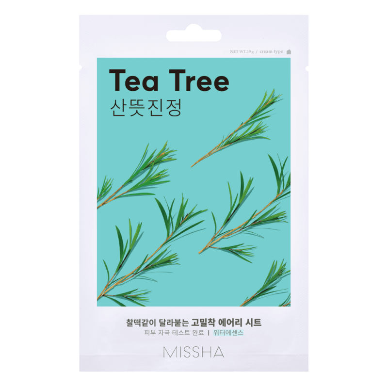 Missha Masque visage en tissu Arbre à thé 19gr