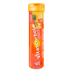 Vitascorbol C1000 orange/ananas 15 comprimés effervescents