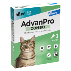 AdvanPro Combo Solution Spot-on pour chats et furets 3 pipettes