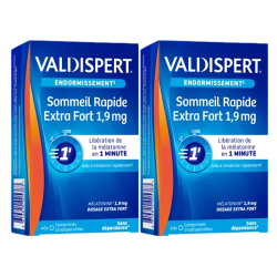 Valdispert Sommeil Rapide Extra Fort 1,9mg lot de 2 x 40 comprimés