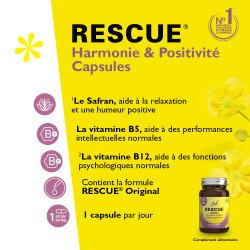 Rescue Harmonie & Positivité 30 capsules véganes