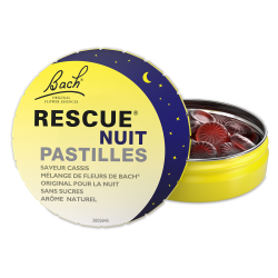 Rescue Nuit Pastilles cassis 50gr