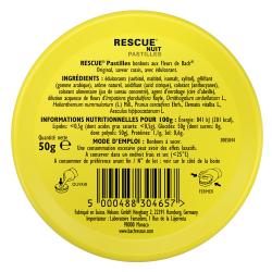 Rescue Nuit Pastilles cassis 50gr