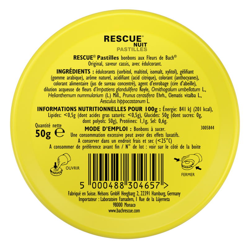 Rescue Nuit Pastilles...