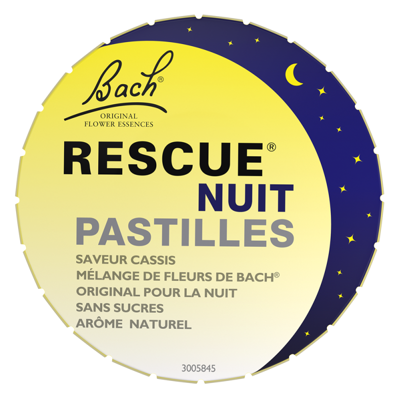 Rescue Nuit Pastilles cassis 50gr