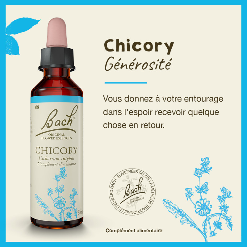 Fleurs de Bach Chicory n°8...