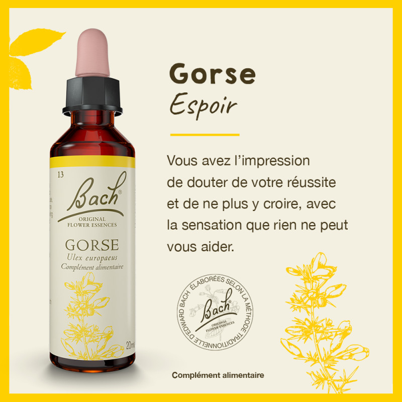 Fleurs de Bach Gorse n°13 -...