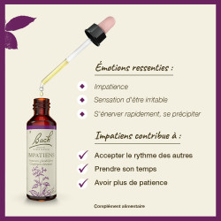 Fleurs de Bach Impatiens n°18 - 20ml