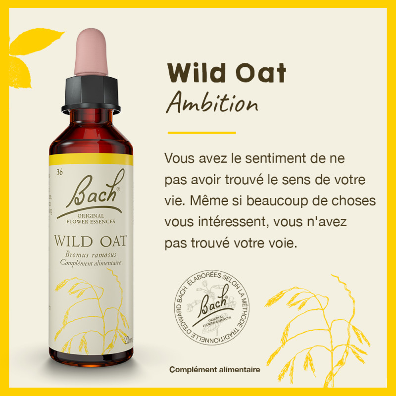 Fleurs de Bach Wild Oat...
