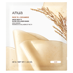 Anua Rice 70 + Ceramide Masque au collagène 38gr