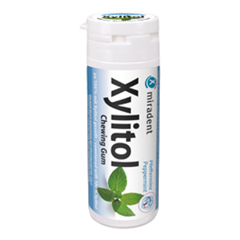 Miradent Xylitol Chewing-gum Menthe 30gr