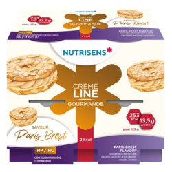 Nutrisens Crème Line Gourmande HP/HC 2Kcal 4 pots de 125gr