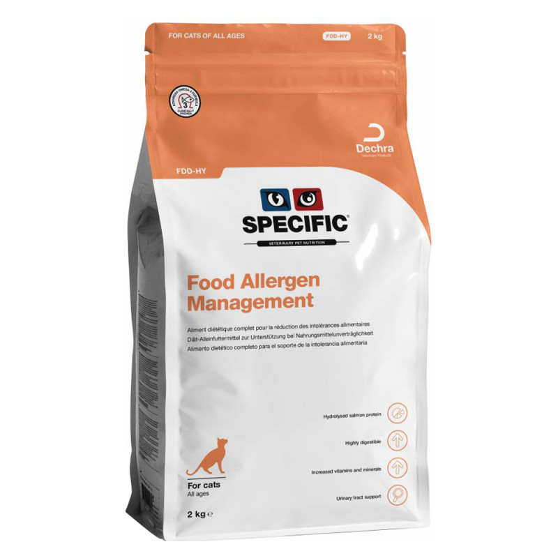 Specific FDD-HY croquettes chat Food allergen management 2kg