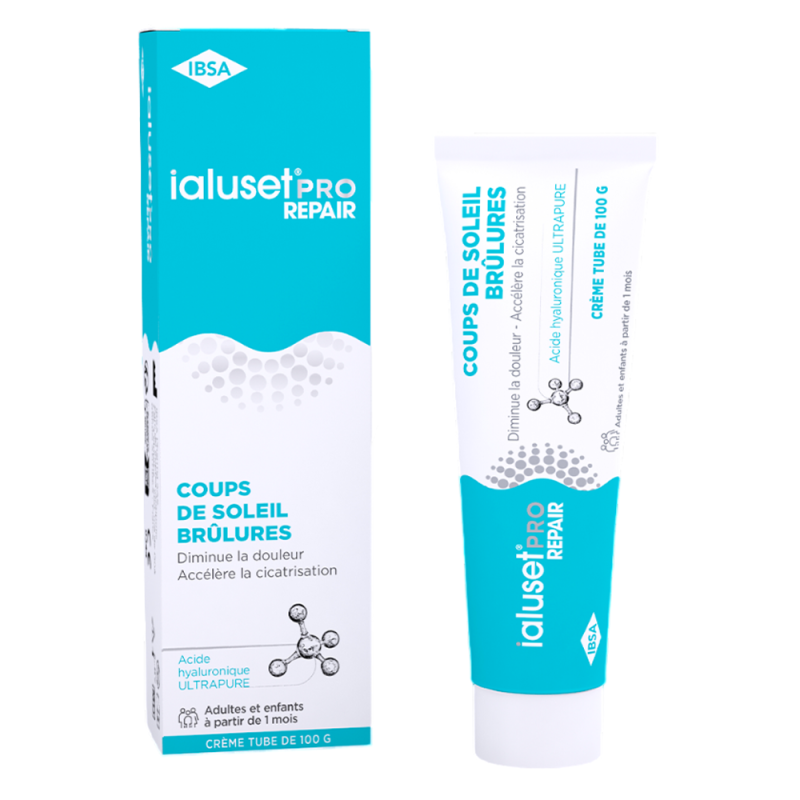 Ibsa Ialuset Pro Repair Coups de Soleil & Brûlures 100gr