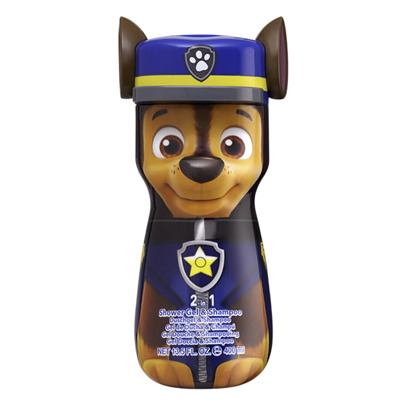 Air-Val Paw Patrol 2en1 Shower Gel douche & Shampooing Chase 400ml