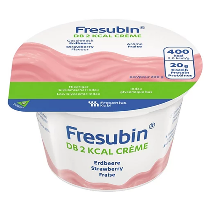 Fresubin DB 2 Kcal Crème Fraise 4 x 200gr
