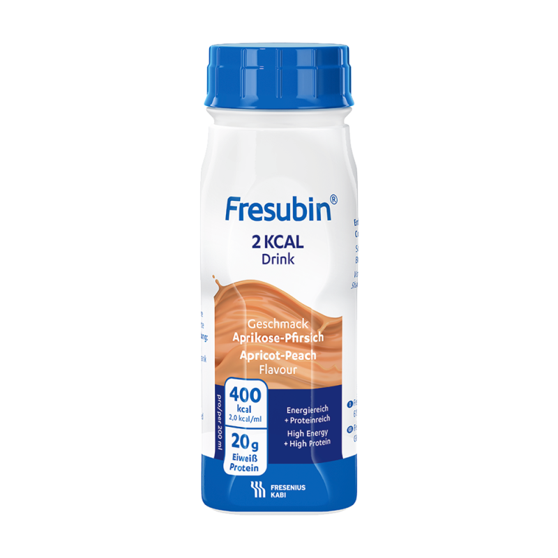 Fresubin 2 Kcal Drink Pêche-abricot 4 x 200ml